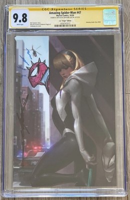 Amazing Spider-Man #47 CGC SS Remark 9.8 Jeehyung Lee Virgin Edition