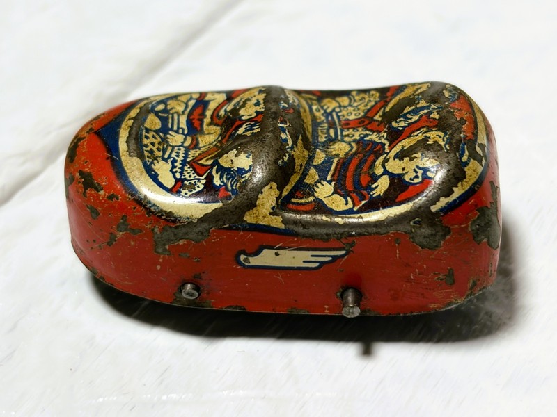 VTG Roller Coaster Toy Car red 1950s/60s J Chein Tin Replacement good condition