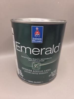 1 Qt Sherwin Williams Emerald Interior Semi-Gloss Color 2855 Sycamore Tan