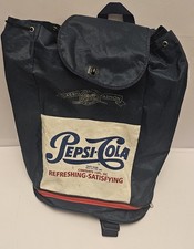 Pepsi Cola drawstring Bag Heavy Duty Blue  branded limited edition vintage