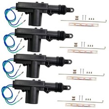 4Piece 12V Universal Door Lock Actuator, Power Door Lock Actuators, 2 Wire