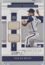 2020 National Treasures Game Gear Dual Materials Holo Silver 2/10 Nolan Ryan e8a