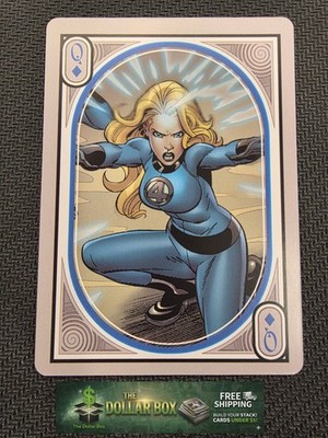 Nmrbrands Marvel Fantastic Four Playing Card Queen Diamonds Invisible Woman