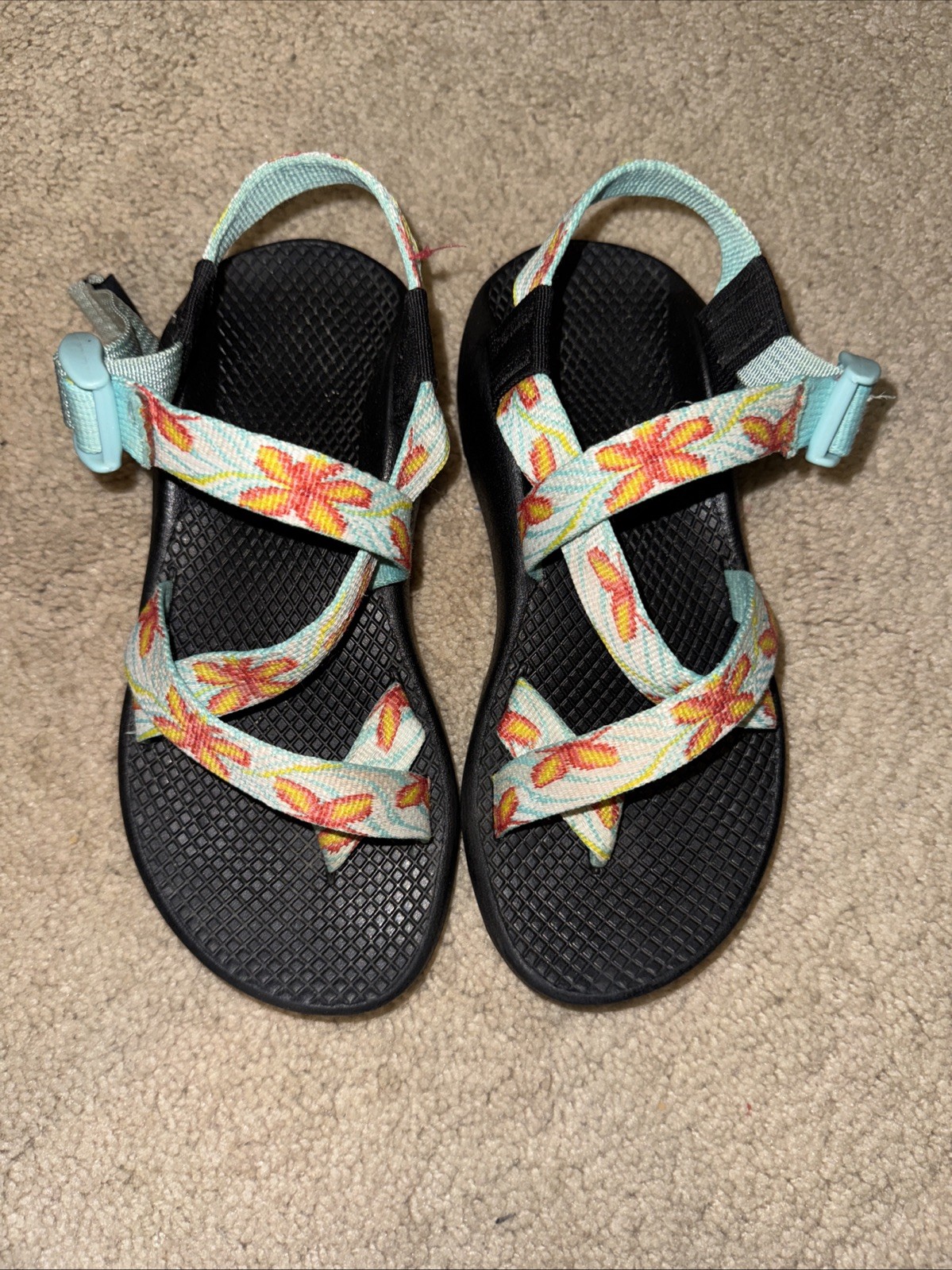 APL Sandali con cinturino Chaco ZX 2 Classic taglia 5 brillanti al buio passeggio outdoor fiore