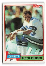 1981 Topps #229 Butch Johnson Dallas Cowboys