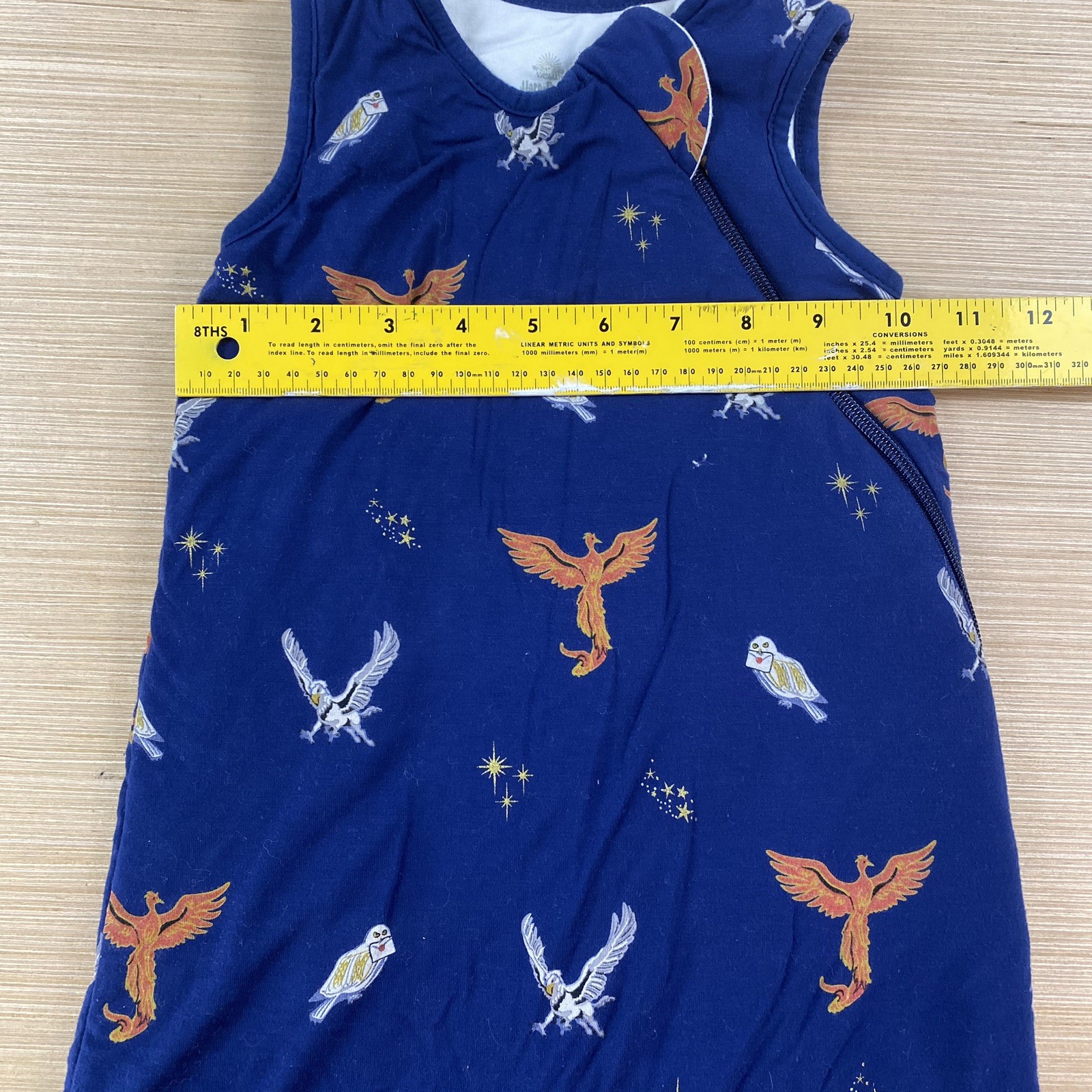 Kyte Baby Sleep Sack Slumber Bag Harry Potter Hogwarts sz Small Hedwig phoenix