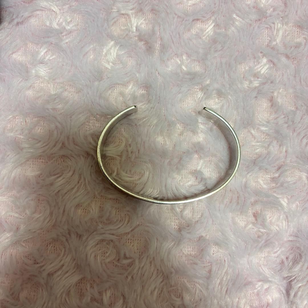 Gucci 925 Silver Bangle Interlocking G Bracelet U… - image 2