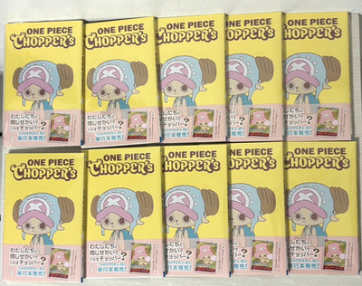 Set of 10 JUMP Comics ONE PIECE CHOPPER s Vol. 1 w/ Promo Card EB02-003