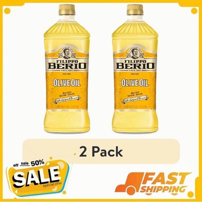 (2 pack) Filippo Berio Olive Oil 50.7 fl oz, Free Shipping