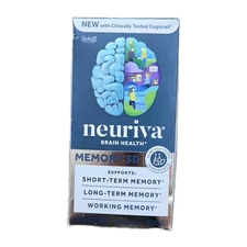 Neuriva Brain Health Memory 3D 50 Capsules EXP 06/2027+