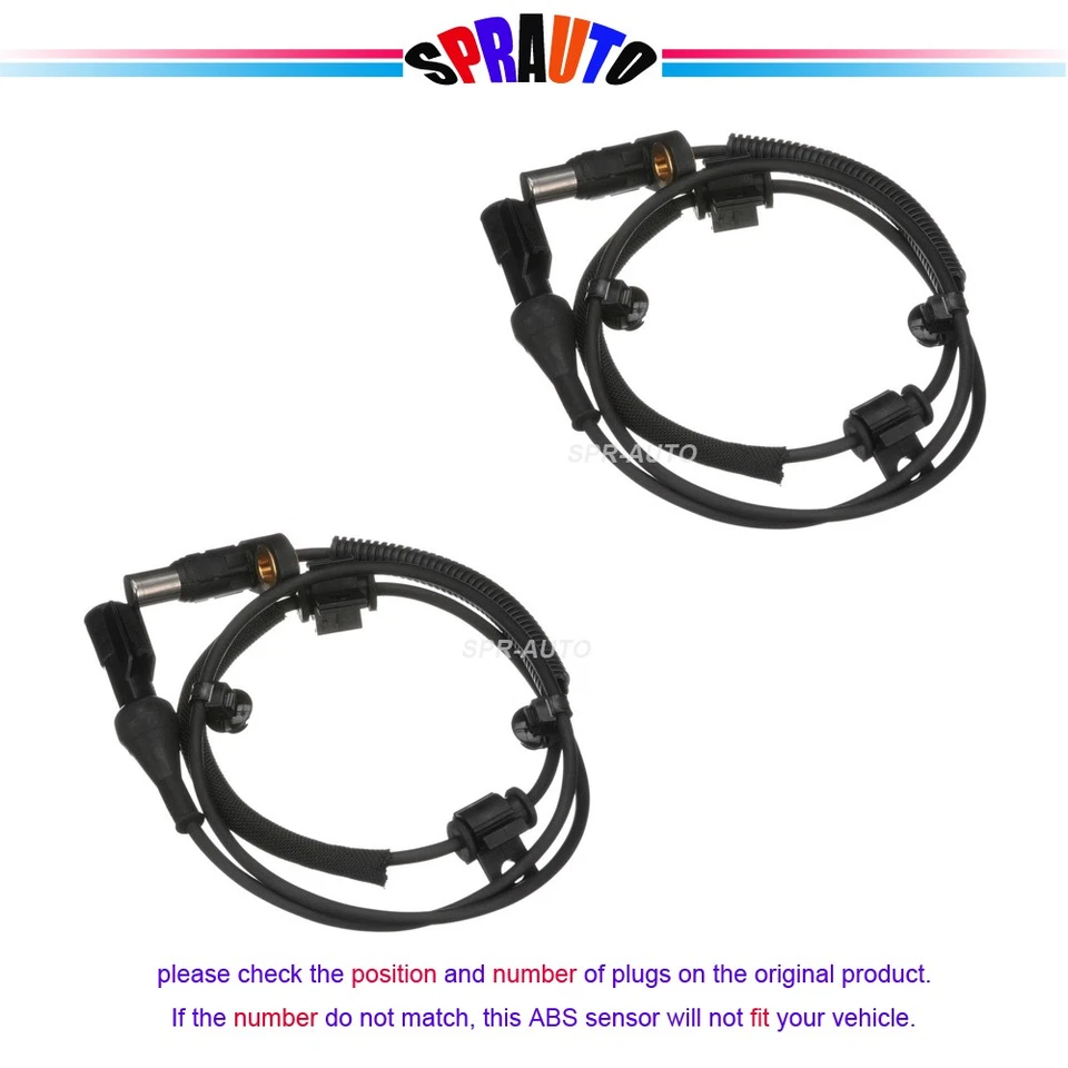 X2 ABS Wheel Speed Sensor Front LH or RH Set For Ford F-250-350-450 Super Duty - Image 4 of 4