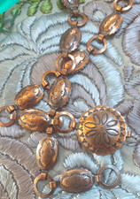 Vintage Native American Style Copper Concho Belt