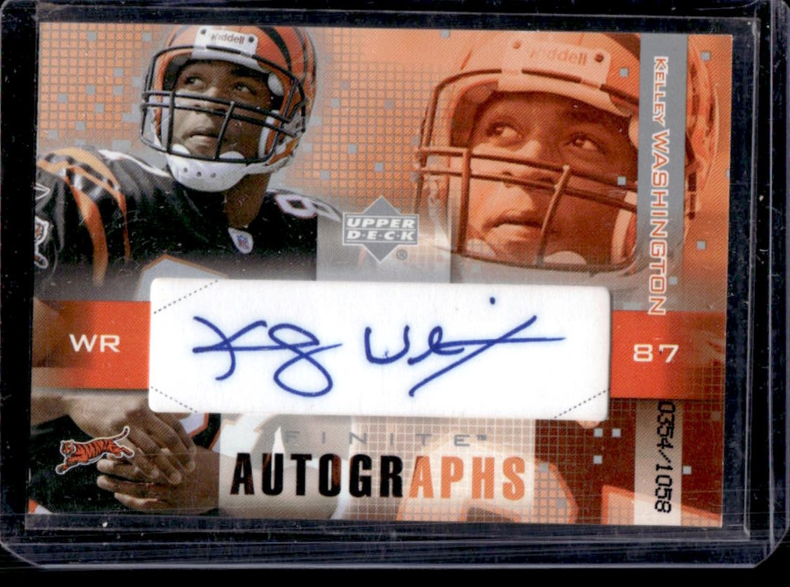 Kelley Washington Upper Deck Finite Autographs #FAKW Base