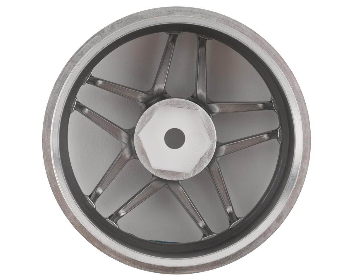 Topline Blitz BRW03 5-Split Spoke Drift Wheels (Matte Chrome) (2