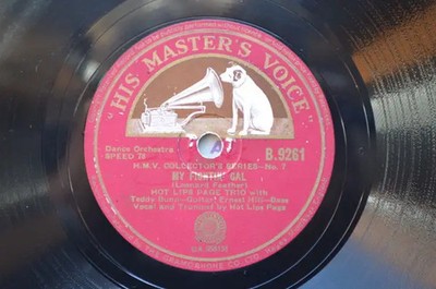 SCHELLACK Hot Lips Page Trio My Fightin Gal / Just Another Woman His Master