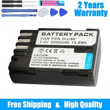 For PENTAX D-LI90 DLI90 Battery K-3 K-7 K-7D K-5 K-5 II K5 IIS K01 645D Camera