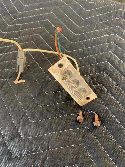 1967 年 Amc Ambassador 加热器鼓风机电阻器 — 第 3/4 张图片