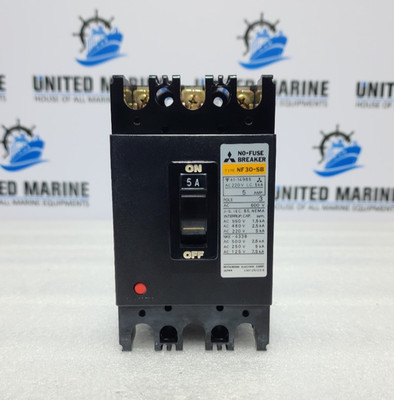 MITSUBISHI NF30-SB No-Fuse Schutzschalter 3-Pole 5-APM AC 600V