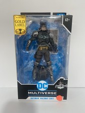 NEW DC Multiverse Batman Hazmat Suit Gold Label Light Up Batman Symbol