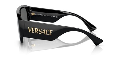 Versace Women Sunglasses Black Dark Grey Pilot VE4439 GB1/87 NEW AUTHENTIC Versace | Accessories | Versacewomen Sunglasses Black Dark  main image 4