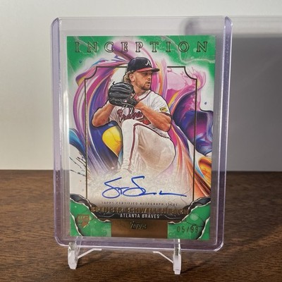 2025 Topps Inception Spencer Schwellenbach Rookies Emerging Stars Auto Green /99
