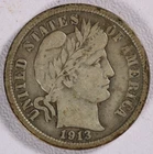 1913 Barber Dime - VF