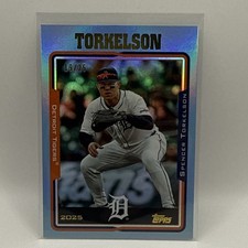 2025 Topps Archives Spencer Torkelson Blue Foil #19/25 Tigers