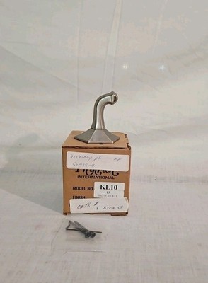Phylrich KL10-026 LE VERRE & LA CROSSE Robe Hook KL10Satin Nickel