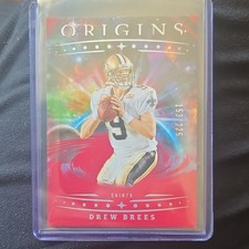 Panini 2025 Origins Drew Brees Red Parallel #32 /225 Saints NFL Football