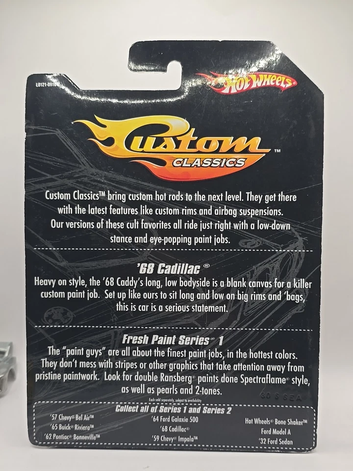 Hot Wheels '68 CadillacCustom Classics Fresh Paint Series Diecast Smoothie Wheel - Image 4 of 4