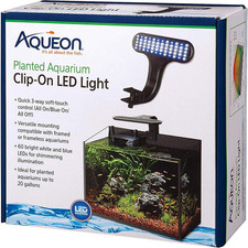 Clip-On LED Aquarium Fish Tank Light for Planted Growing Plants for up to 20 Gal