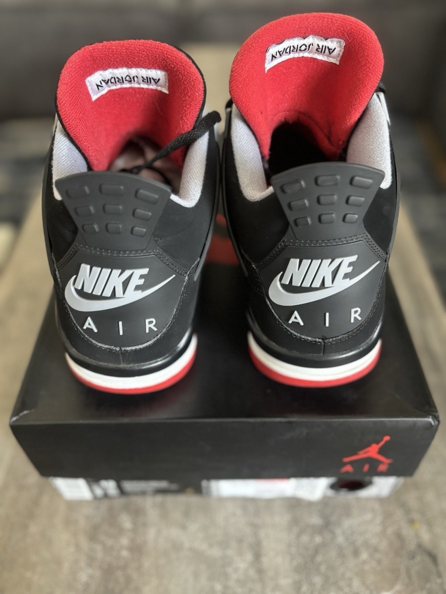 Mens 11.5 Nike Air Jordan 4 Black/fire red-cement grey 2019 Bred (308497 060) s-l400.jpg main image 3