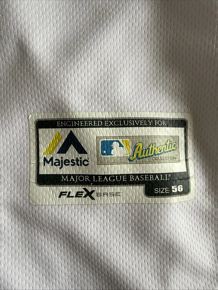 Camiseta FlexBase Masculina Majestic Mike Trout #27 Los Angeles Angels Autêntica Tamanho 56 - Imagem 3 de 4