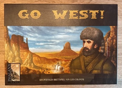 Go West - Lege- und Aufbau Brettspiel von Leo Colivin (Clans u.a.) Phalanx