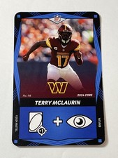 2024 UNO Elite Football Blue #116 - Terry McLaurin - Washington Commanders