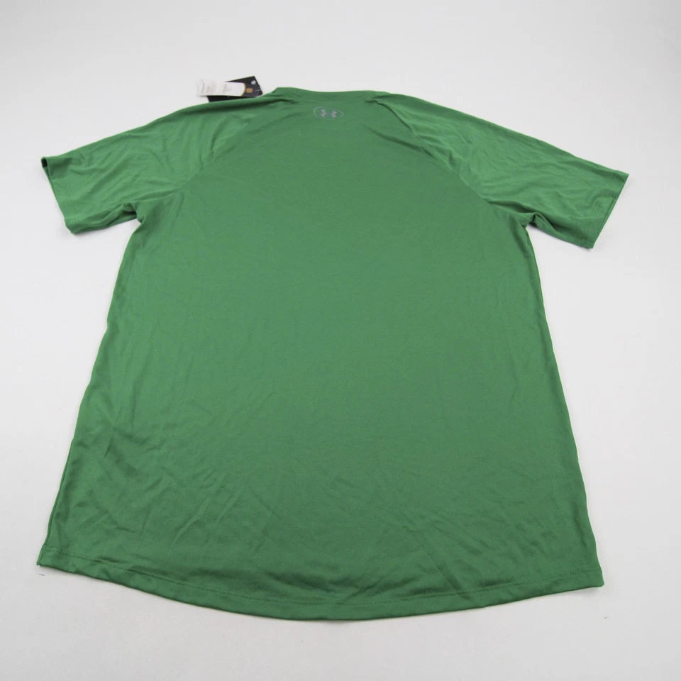 Рубашка с коротким рукавом Notre Dame Fighting Irish Under Armour мужская зеленая новая - Изображение 2 из 4