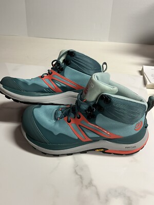 Topo Athletic Women's Trailventure 2 Hiking Boots Teal/Coral size 10