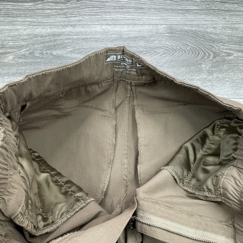 Belong Pants Mens Large Beige Traverse Tek Cordura Technical Ripstop Cinch Cord - Picture 5 of 15