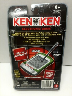 プレーヤー kenken KenKen Handheld Electronic Puzzle Game Irwin | eBay