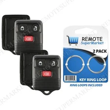 2 Replacement for Ford 98-16 Expedition F 150 250 350 Remote Key Fob Shell Case