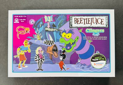 Beetlejuice Animated Series Clingers Vinyl Peel & Stick Culturefly (SEALED BOX)