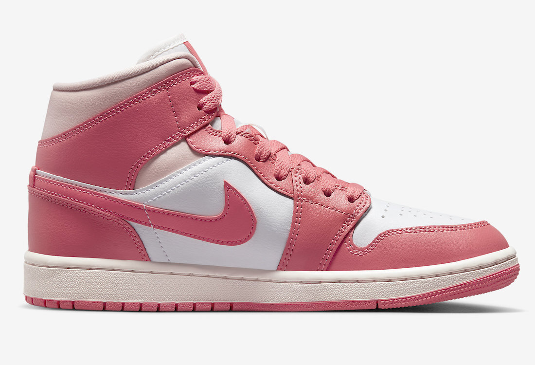 Nike Air Jordan 1 Mid Strawberries and Cream BQ6472-186