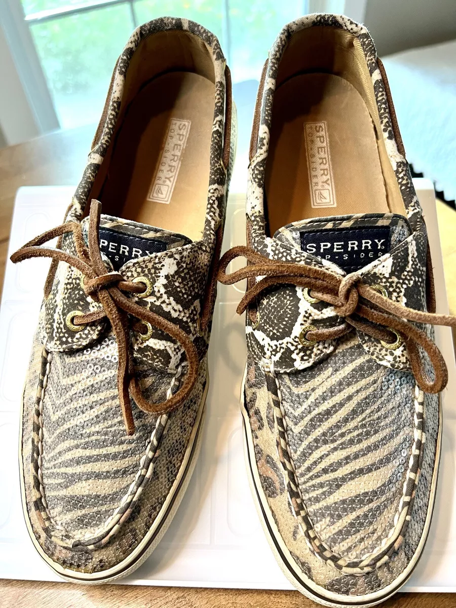 Leopard boat hotsell shoes