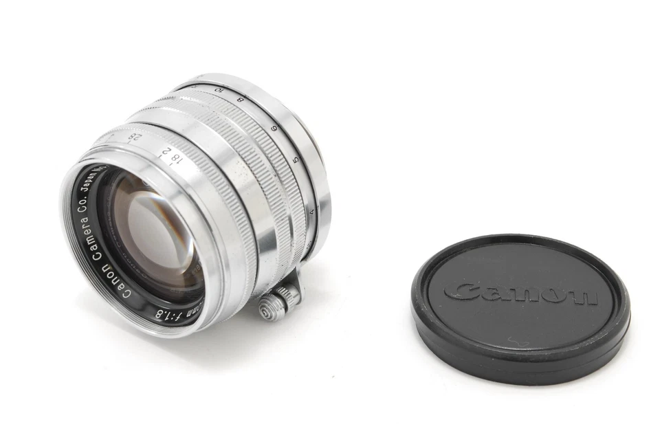 【N MINT+++】Canon 50mm f/1.8 MF Silver Lens For Leica Screw Mount L39 L LTM - Image 2 of 4