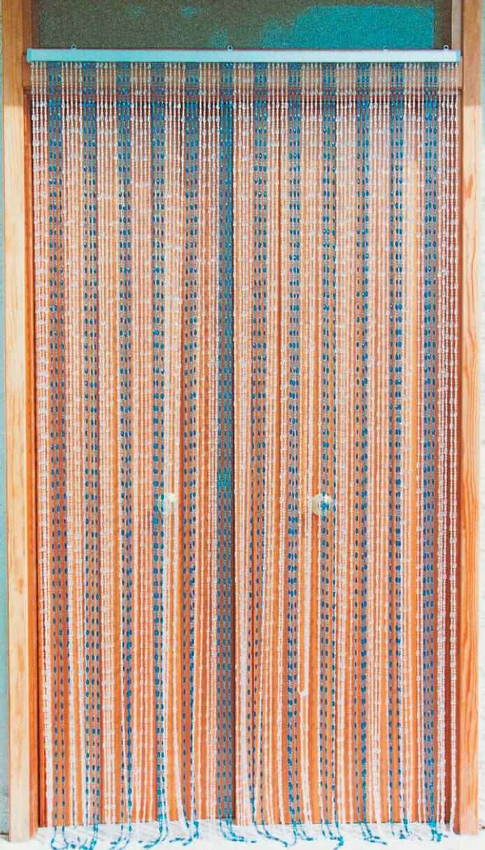 Tenda Moschiera Zanzariera 125x240h cm Cristallo Ambra SD2019 Corallo