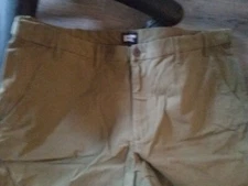 Lands End Mens Comf First Knockabout Comfrt WaistChino Pants 44x30 Dark Olive#3B