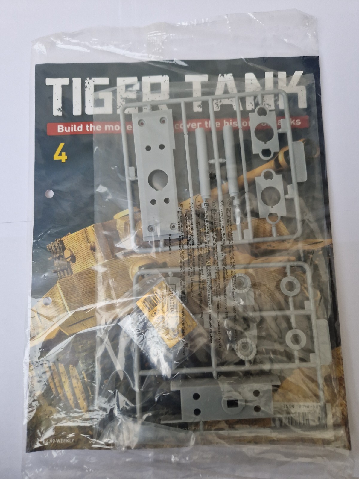 1/16 HACHETTE BUILD YOUR OWN TIGER MODEL TANK ISSUE 4 INC PART