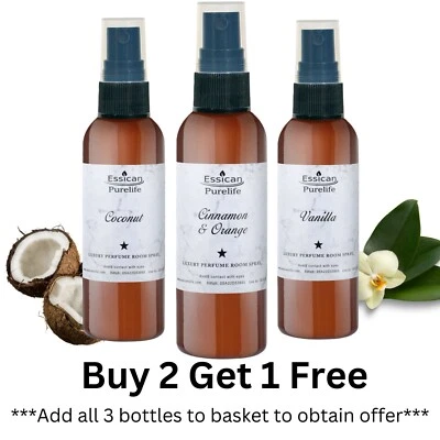 PURE LIFE RETAIL 100ML Perfumed Room Sprays - Home, Office, fragrance, scents, air freshener
