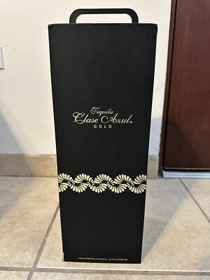 Clase Azul Tequila Gold Bottle + Case Extremely Rare Empty