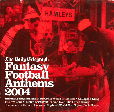 FANTASY FOOTBALL ANTHEMS 2004 - PROMO CD / ENGLAND NEW ORDER; COLLAPSED LUNG ETC